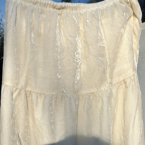 Tulle M vanilla velvety sleeveless dress - Picture 5 of 16